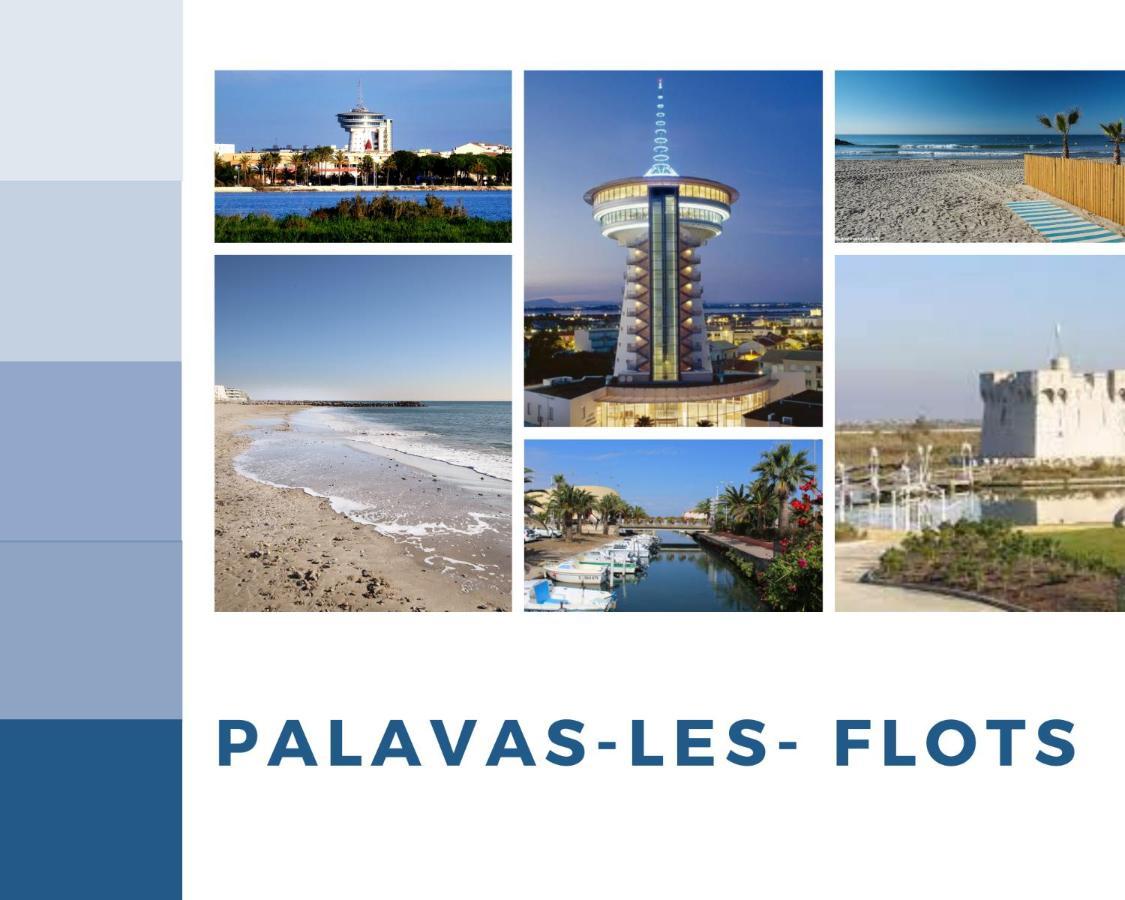 T2 Tamaris Piscine Proche Mer Palavas Parking Exterior photo